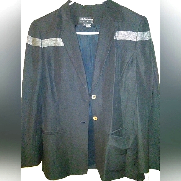 Liz Claiborne Black Blazer - 8 - Picture 1 of 5